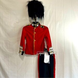 Fun Costumes Boy Soldier King's Guard Marching Band Prince Red Coat Uniform Med